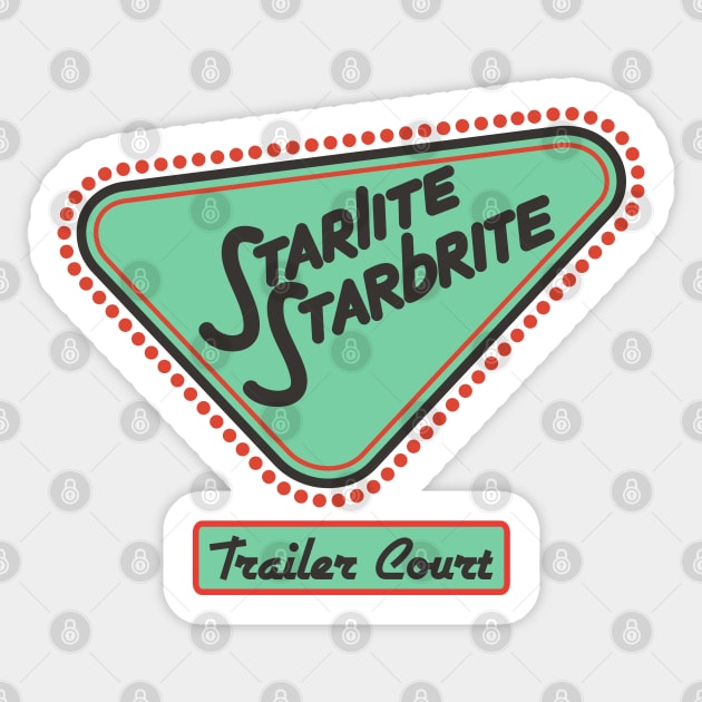 Last Starfighter Starlite Starbrite Trailer Court Sticker by DrPeper